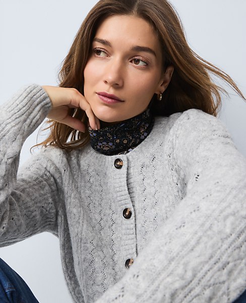 Weekend Pointelle Cardigan