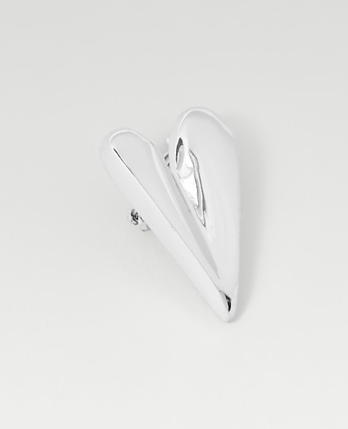Metal Heart Brooch