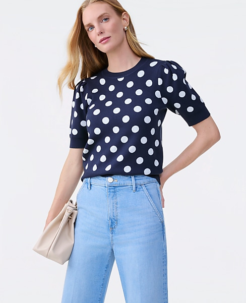 Dotted Sweater Tee