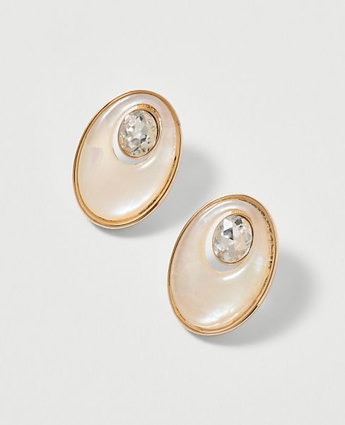 Crystal Stone Drop Earrings