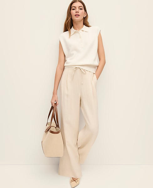 Weekend Easy Fit Wide-Leg Pant