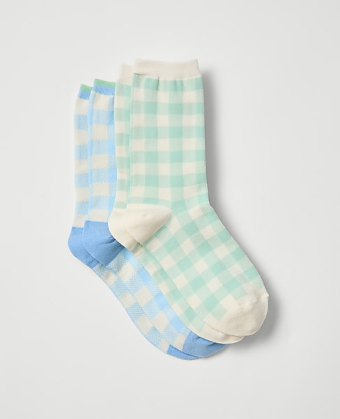 Gingham Sock Set
