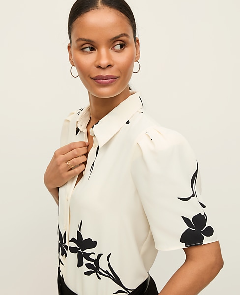 Floral Button Down Shirt