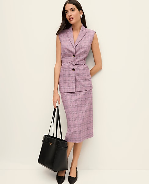 The Pencil Skirt in Plaid