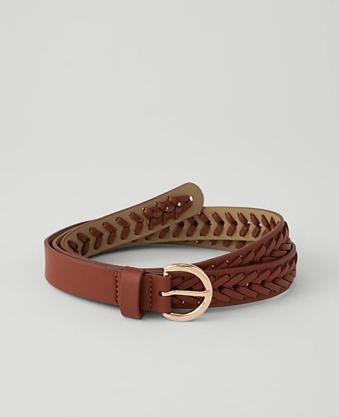 Woven Leather Belt