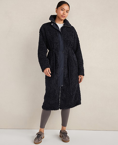 Haven Well Within Long Sherpa Coat