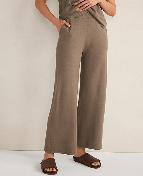 Haven Well Within Relaxed Jersey Wide Leg Pants