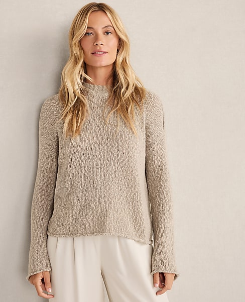 Haven Well Within Marled Cashmere Crewneck Pullover