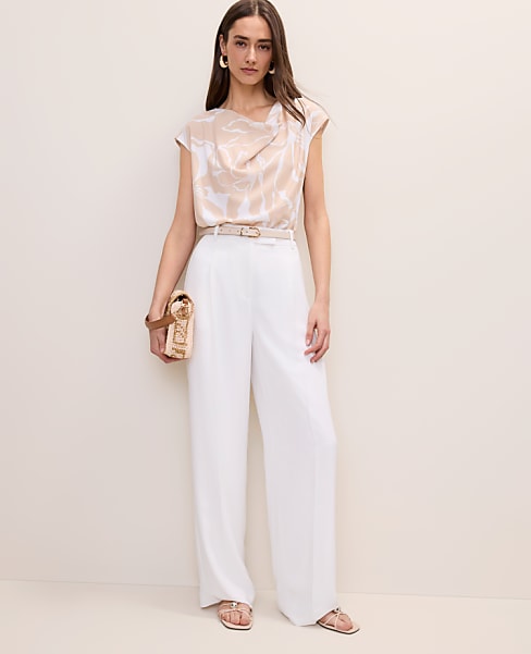 The Pleated Straight Pant