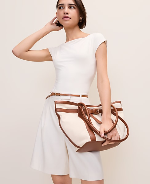 Petite Boatneck Top