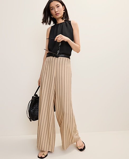 The Petite Striped Statement Palazzo Pant