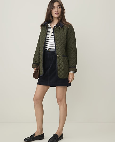 Weekend A-Line Skirt in Corduroy