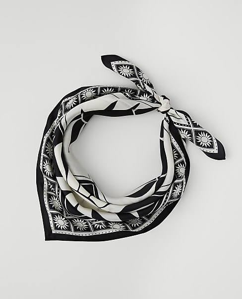 Sun Print Silk Scarf