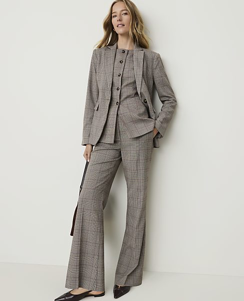The Flare Trouser in Plaid