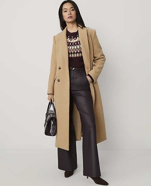 The Trouser in Coated Denim