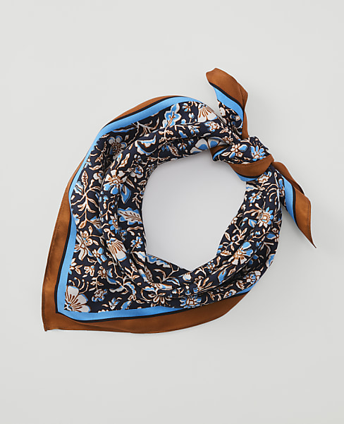 Weekend Floral Silk Scarf
