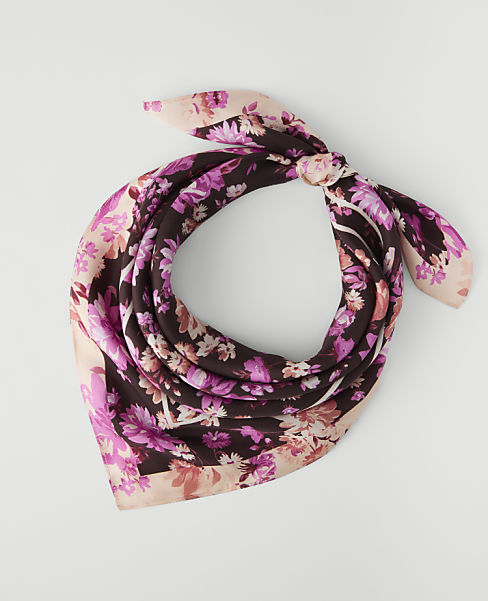 Weekend Floral Silk Scarf