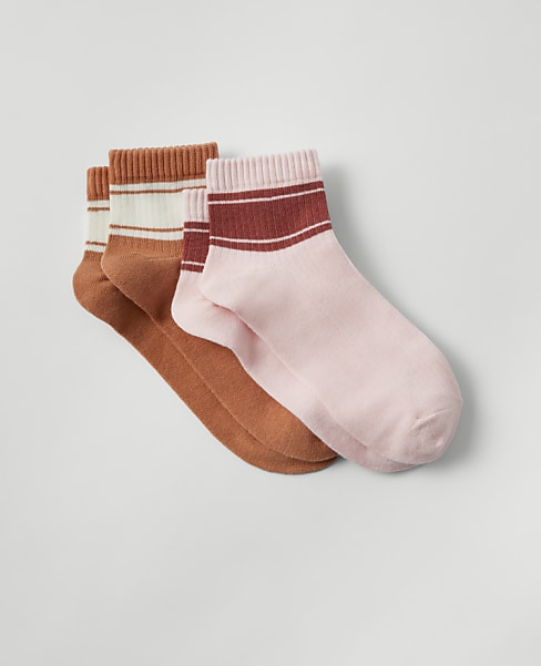 Striped Ankle Sock Set
