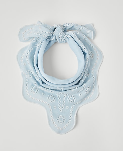 Eyelet Square Scarf