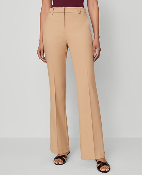 The Petite Slim Flare Trouser in Bi-Stretch - Curvy Fit
