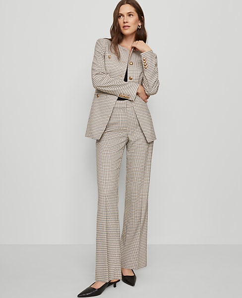 The Petite Jayne Trouser in Houndstooth