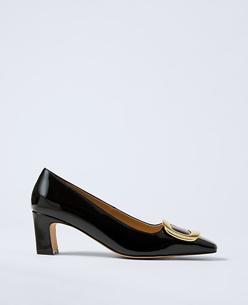 Patent Leather Buckle Pump
