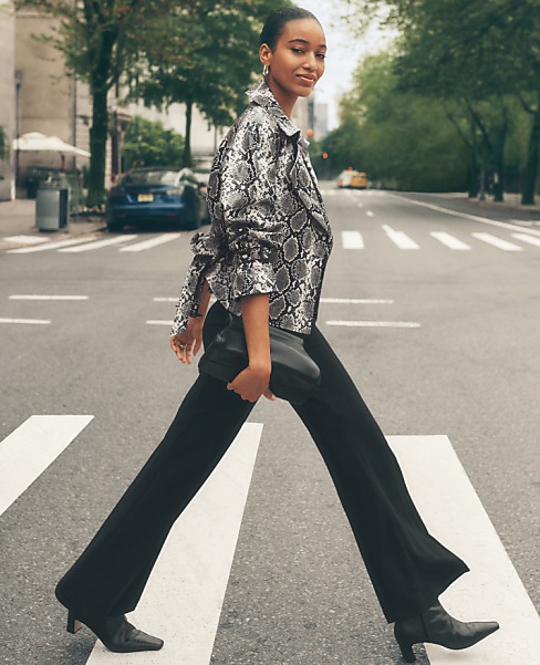 The Side Zip Flare Pant