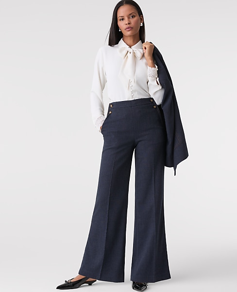 The Everyday Sailor Wide-Leg Pant in Denim