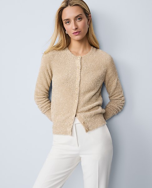 Petite Shimmer Ann Cardigan