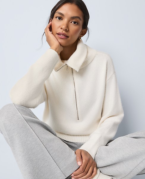 Weekend Half-Zip Sweater