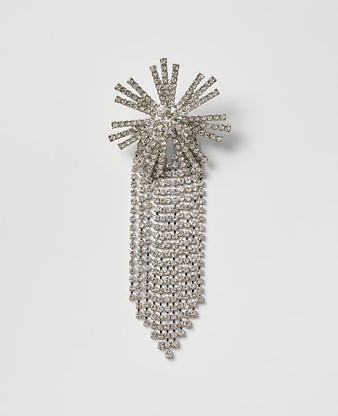 Embellished Tassel Brooch