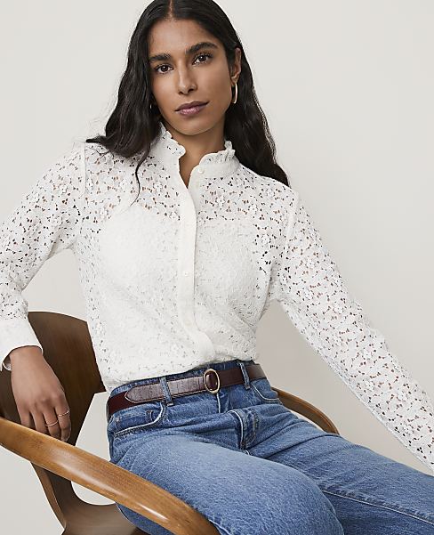 Women's Ruffle Tops | Ann Taylor