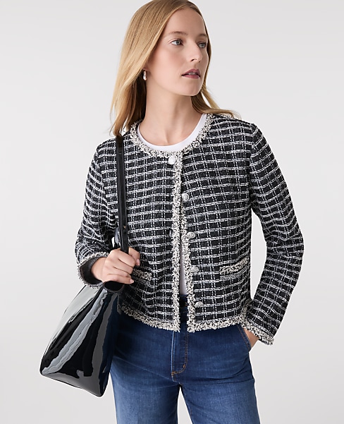 Cropped Tweed Blazers | Ann Taylor