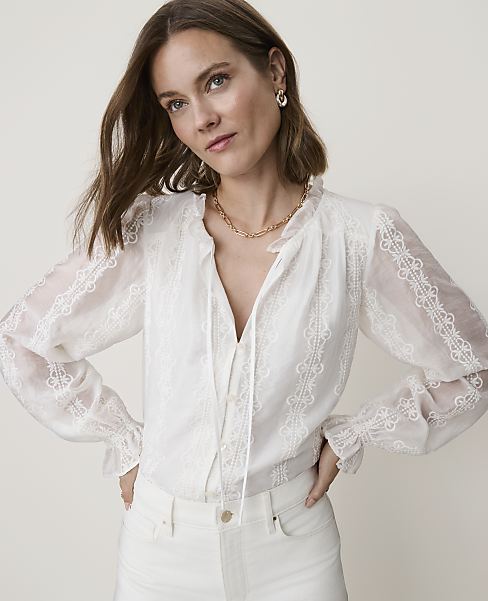 Women's Balloon Sleeve Tops | Ann Taylor