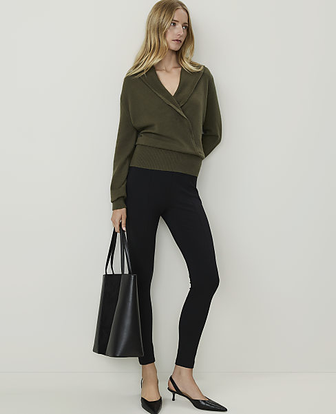 Ankle Pants with Side Zipper | Ann Taylor