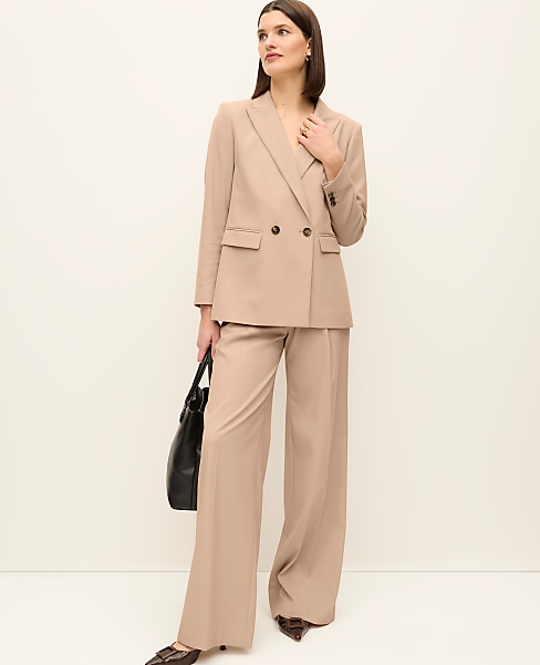 Wide Leg Pants With Buttons | Ann Taylor