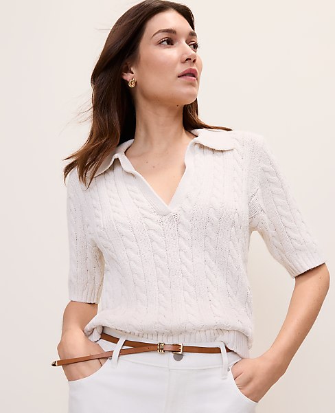 Short Sleeve Knit Tops | Ann Taylor