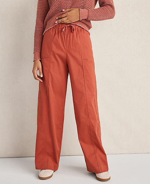 Cotton Twill Pants | Ann Taylor