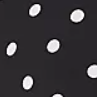 Dotted Crepe Button Midi Skirt