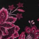 Floral Mini Shift Dress in Velvet